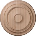 Ekena Millwork Carved Traditional Ceiling Medallion, Cherry (Fits Canopies up to 3 3/8"), 16"OD x 1 1/8"P CMW16TRCH